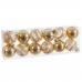 Kerstballen Gouden Plastic 6 x 6 x 6 cm (12 Stuks)