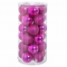Коледни топки Фуксия Пластмаса Пурпурин 6 x 6 x 6 cm (30 броя)