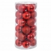 Ёлочные шарики Красный Пластик Пурпурин 6 x 6 x 6 cm (30 штук)