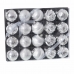 Ёлочные шарики Серебристый Пластик 6 x 6 x 6 cm (20 штук)