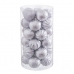 Коледни топки Сребрист Пластмаса 6 x 6 x 6 cm (30 броя)
