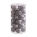 Коледни топки Сребрист Пластмаса 5 x 5 x 5 cm (30 броя)