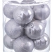 Коледни топки Многоцветен Мед Пластмаса 8 x 8 x 8 cm (12 броя)