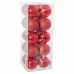 Bombki świąteczne Czerwony Plastikowy 6 x 6 x 6 cm (20 Sztuk)