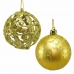 Χριστουγεννιάτικες μπάλες Χρυσό Πλαστική ύλη 6 x 6 x 6 cm (12 Μονάδες)