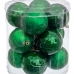 Weihnachtsbaumkugeln grün Kunststoff 8 x 8 x 8 cm (12 Stück)