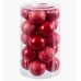 Коледни топки Червен Пластмаса 6 x 6 x 6 cm (20 броя)