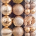 Коледни топки Златен (50 броя)