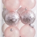 Kerstballen Roze 8 x 8 x 8 cm (20 Stuks)