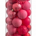 Ёлочные шарики Красный Пластик 6 x 6 x 6 cm (40 штук)