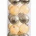 Ёлочные шарики Позолоченный 8 x 8 x 8 cm (20 штук)