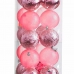 Коледни топки Червен 8 x 8 x 8 cm (20 броя)