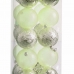 Boules de Noël Vert 8 x 8 x 8 cm (20 Unités)