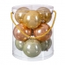 Коледни топки Многоцветен Пластмаса 8 x 8 x 8 cm (9 броя)