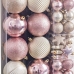 Коледни топки Розов (58 броя)
