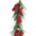 Julegirlander Rød Grønn Plast Ananas 140 cm
