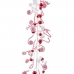 Guirlande de Noël Blanc Rouge Plastique Foam 180 cm