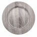 Talerz płaski Versa Szary Bambus polipropylen (33 x 33 cm)