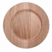 Мелкая тарелка Versa Светло-коричневый Бамбук полипропилен (33 x 33 cm)