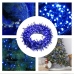 Ghirlandă de lumini LED 25 m Albastru Alb 6 W Crăciun