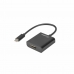 Адаптер USB C—VGA Lanberg AD-UC-HD-01 Чёрный