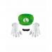 Doplňky ke kostýmu Super Mario Kit Luigi 4 Kusy