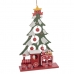 Vianočná ozdoba Viacfarebná Drevo MDF Vianočný stromček 20 x 12 x 4 cm