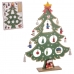 Vánoční ozdoba Vícebarevný Dřevo MDF Vánoční stromeček 26 cm