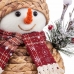 Božični okrasek Pisana Polyfoam Tkanina Snežna Lutka 20 x 12 x 17 cm