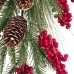 Appendino per Porte Natale Rosso Verde Naturale Plastica Ananas 42 cm