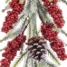 Appendino per Porte Natale Rosso Multicolore Plastica Ananas 63 cm