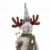 Χριστουγεννιάτικο Στολίδι Πολύχρωμο Μέταλλο Ύφασμα Τάρανδος 20 x 11 x 50 cm