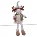 Christmas bauble Multicolour Sand Fabric Reindeer 18 x 11 x 60 cm