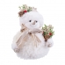 Christmas bauble Multicolour Plastic Polyfoam Fabric Snow Doll 15 x 11 x 18 cm