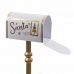 Christmas bauble White Golden Metal Letterbox 33 x 18 x 100,5 cm