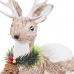 Christmas bauble White Natural Fibre Polyfoam Deer 24 x 11 x 26 cm