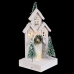 Christmas bauble White Green Wood Plastic Town 16 x 16 x 38 cm