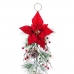 Visačka na dvere Vianoce Červená Viacfarebná Plastické Látka Ananásy 60 cm