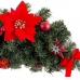 Κρεμάστρα για τις Πόρτες Χριστουγεννιάτικο στεφάνι Κόκκινο Πράσινο Πλαστική ύλη Ύφασμα 60 cm