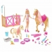 Játékkészlet Barbie Toilettage des Chevaux Műanyag