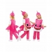 Kostume til børn Baby Shark Pink 3 Dele