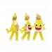 Маскировъчен костюм за деца Baby Shark Жълт 3 Части