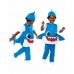 Costum Deghizare pentru Copii Baby Shark Albastru 3 Piese