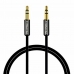 Аудио кабел с жак (3,5 mm) към 2 RCA кабел Akashi ALTJ 35 B 1 m Черен