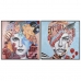 Malba Home ESPRIT Abstraktní Moderní/jazz 100 x 3,5 x 100 cm (2 kusů)