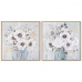 Maľba Home ESPRIT Shabby Chic Váza 70 x 3,5 x 70 cm (2 kusov)
