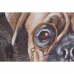Pintura Home ESPRIT Cão 70 x 3,5 x 100 cm (2 Unidades)