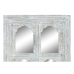 Zidno ogledalo Home ESPRIT Turkizno Drvo Decapé 110 x 8 x 1120 cm