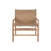 Fotelj DKD Home Decor Rjava Kremna Naraven Tik 70 x 73 x 80 cm