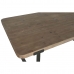 Jedálenský stôl Home ESPRIT Gaštanová Čierna Železo Jedľa 180 x 90 x 76 cm